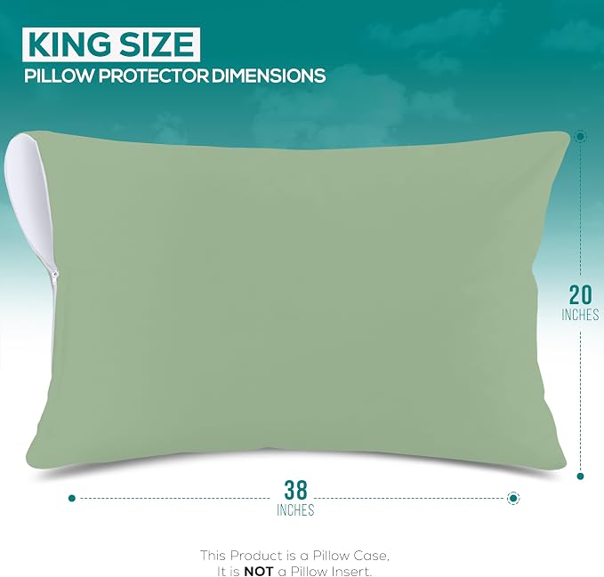 Utopia Bedding Premium 100% Waterproof Pillow Protectors - Image 2
