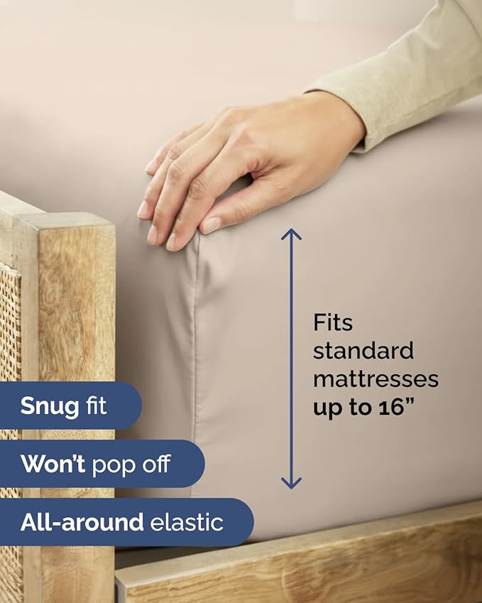 Cal King Size Fitted Bed Sheet - Image 3