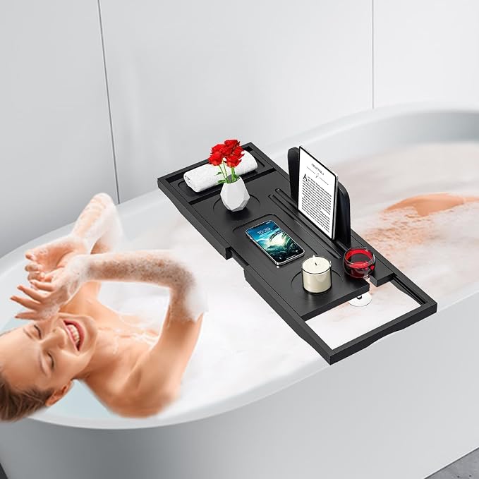 Banlilu Premium Bathtub Caddy Tray - Image 5