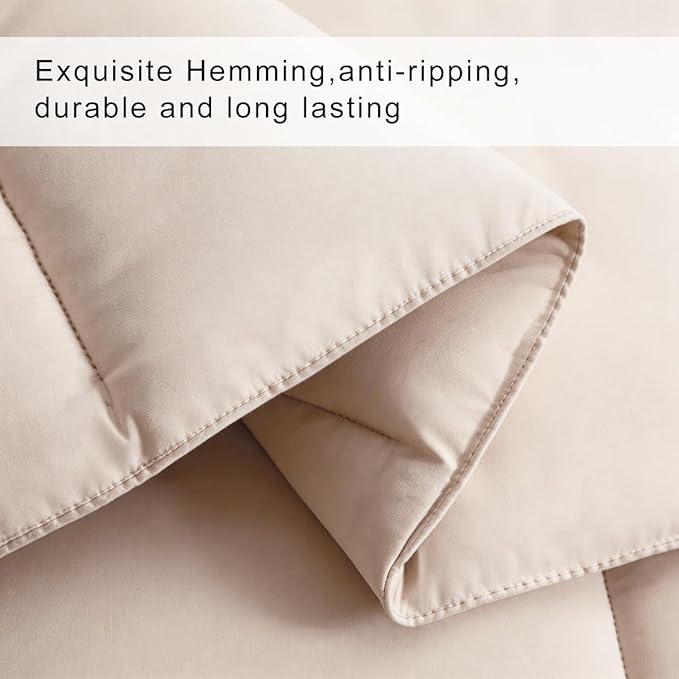 COHOME Premium California King Size Comforter, All-Season Quilted Down - Image 4