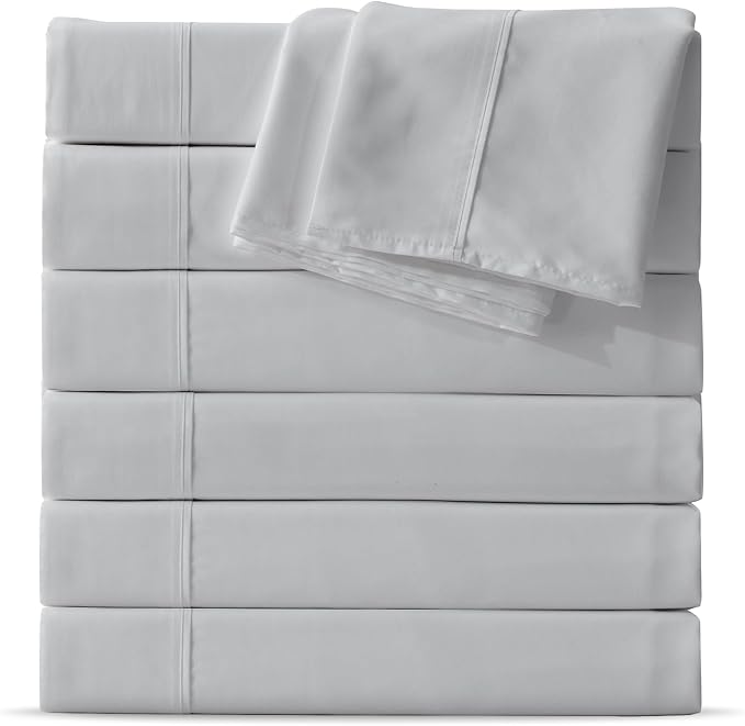 Maple&Stone Twin Flat Sheet 6 Pack, Premium Soft & Breathable, Brushed by MapleStone