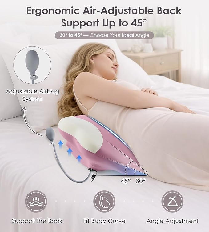 Pregnancy Pillows for Sleeping, Memory Foam Maternity Pillow Support for Back - Image 3