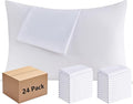 White Pillowcases Standard Size 24 Pack by Culve