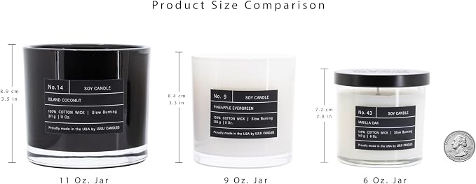 Lulu Candles | Blood Orange & Grapefruit | Luxury Scented Soy Jar Candle | Hand - Image 7