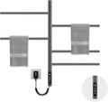 Electric Towel Warmer, 5-Bar Rotating Heated Towel Rack, 2-3 Minutes to by SEHAUSEU