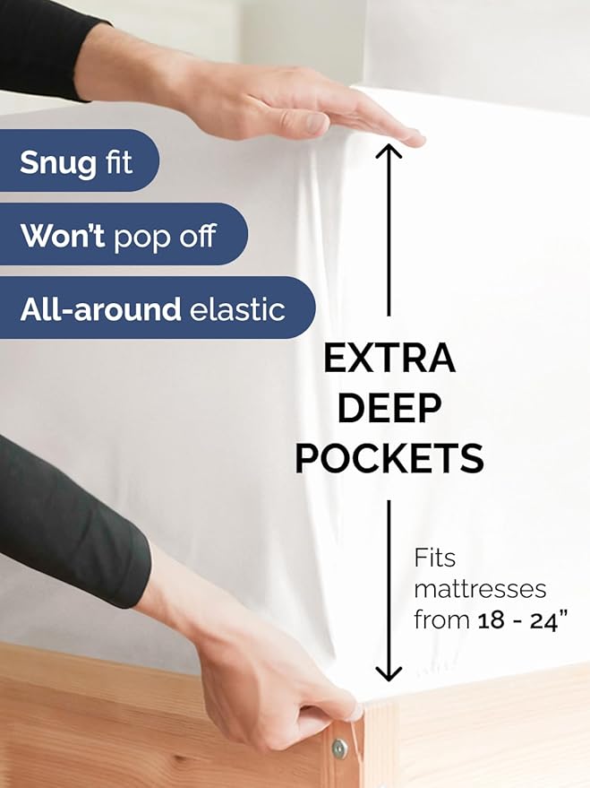 Extra Deep Split King Sheet Set - Image 3
