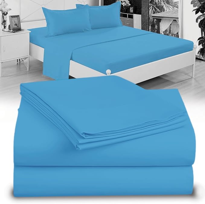 Ultra Soft Microfiber Full XL Fitted Sheets – 1800 Thread Count, Deep 15” Pocket - Image 5