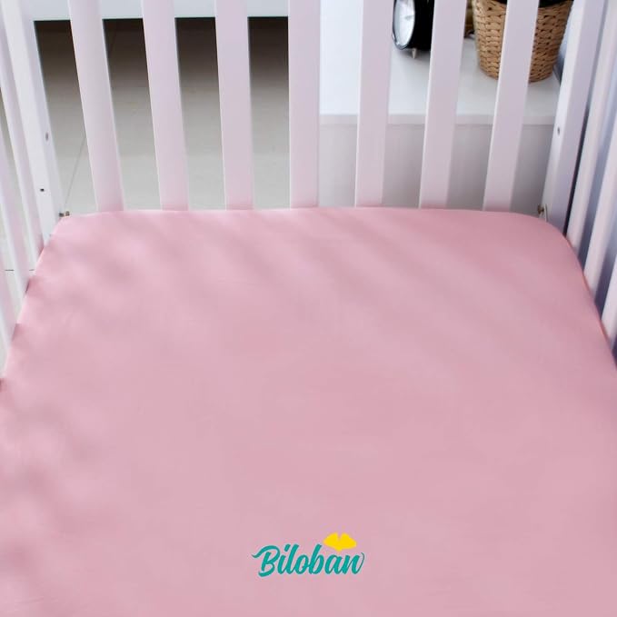 Biloban Crib Sheets Fitted, 2 Pack Crib Sheet Fits - Image 5