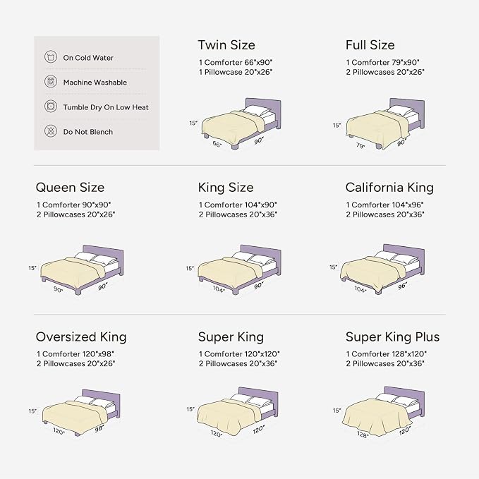 Andency Light Grey Comforter Set California King, 3 Pieces Boho Tassel - Image 7