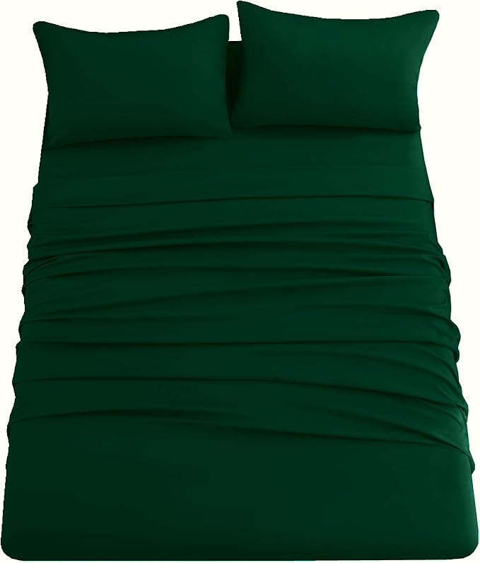 Sfoothome Fitted Sheet Queen Size, Brushed Microfiber, Extra Soft and - Image 2
