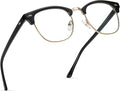 Blue Light Blocking Glasses Vintage Half Frame UV Clear Lens Anti Eyestrain by AOMASTE