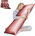 HUXMEYSON Body Pillow with Satin Pillowcase, Body Pillow by HUXMEYSON
