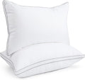 viewstar Bed Pillows Set of 2, Hotel Quality Cooling Down Alternative Gusseted by Viewstar