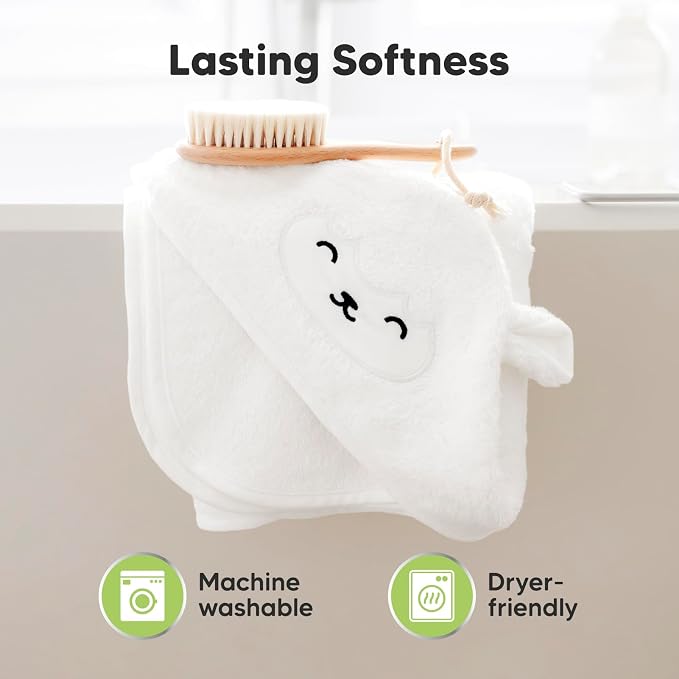 KeaBabies Hooded Baby Towel for Newborn - Image 6