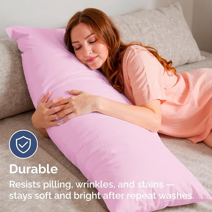 Body Pillowcases Set of 4-20x54 Long Body Pillow Case - Image 5