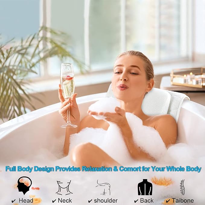 OMYSTYLE Full Body Bath Pillow, Bath Pillows - Image 5