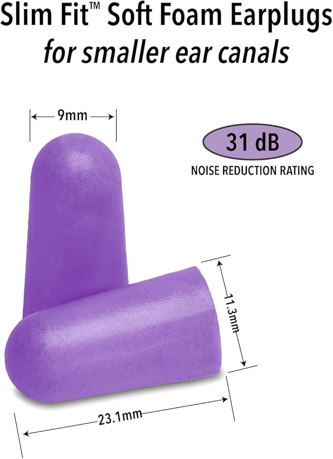 Mack's Slim Fit Soft Foam Earplugs, 50 Pair - Image 2