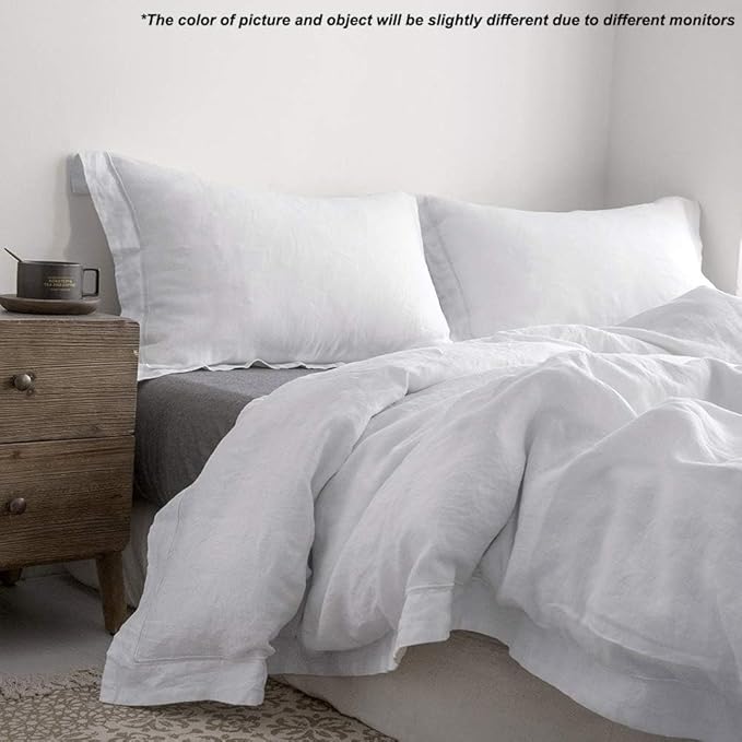 Simple&Opulence 100% Linen Duvet Cover Set - Image 5