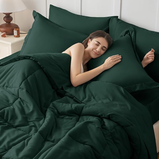 JOLLYVOGUE Twin XL Comforter Set, Ultra-Soft Bed in a Bag Twin XL Size 5 Pieces - Image 6