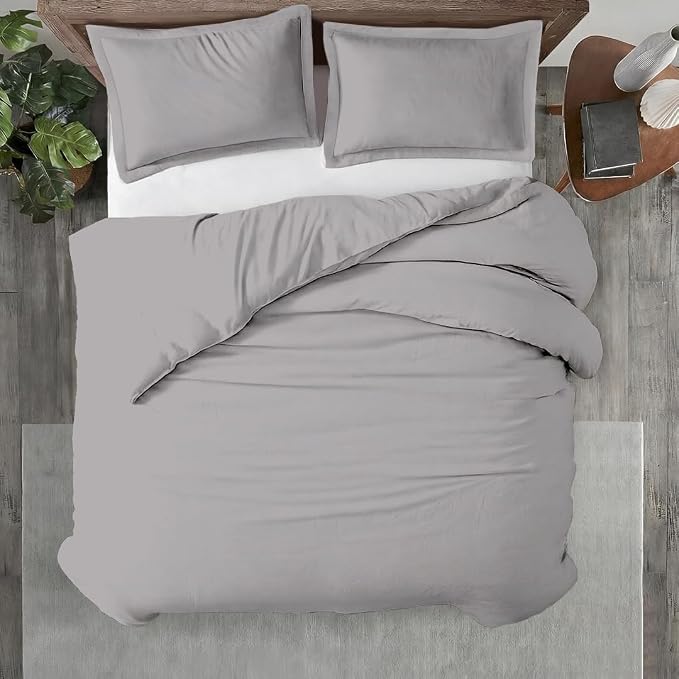 Kotton Culture 3 Pc 120"x120" Duvet Cover Set Super King Plus/Super Oversize by KottonCulture