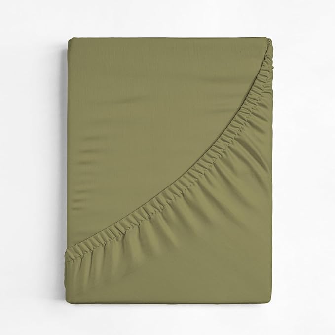Extra Deep California King 400 Thread Count Cotton Fitted Sheet - Image 3