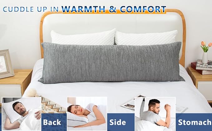 1 MIDDLE ONE Body Pillow, Memory Foam Body Pillows - Image 5