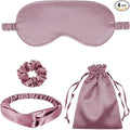 4Pcs Silk Sleep Masks Satin Eye Mask Silky Eyes Cover Blindfold Eyeshade by WJingYiJia