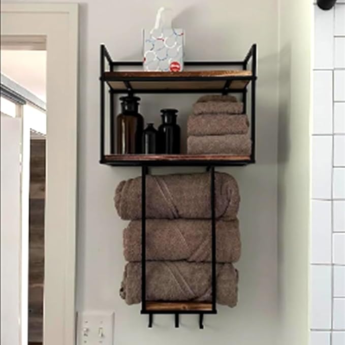 MOUGIGI Towel Rack Wall Mounted by MOUGIGI