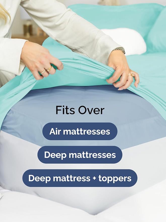 Extra Deep Split King Fitted Sheet - Image 6