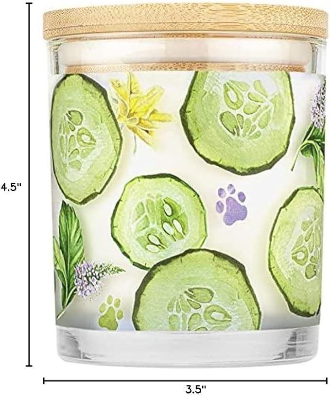 Pet House Cucumber Candles, Natural Scented Candles - Image 10