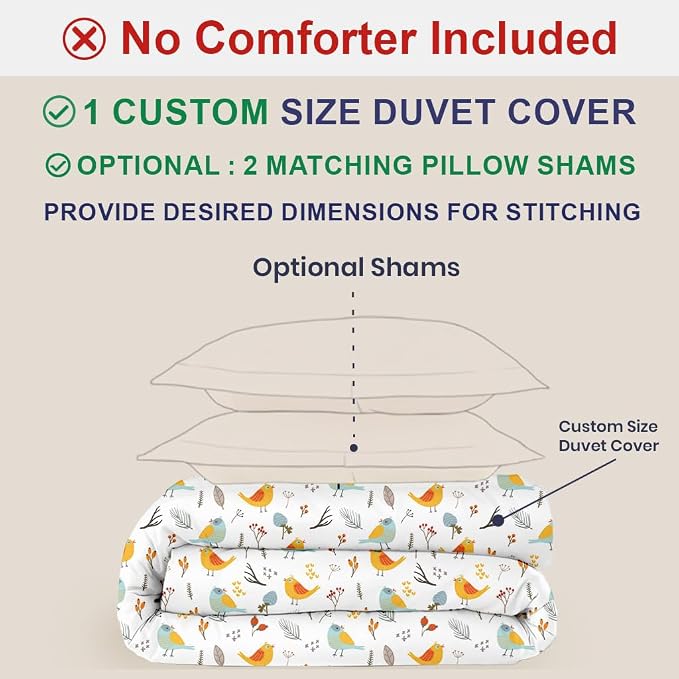 Kotton Culture Custom Duvet Cover -100% Egyptian Cotton 600 Thread Count Soft - Image 2