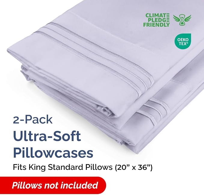 King Standard Pillow Cases Set of 2 - Image 2