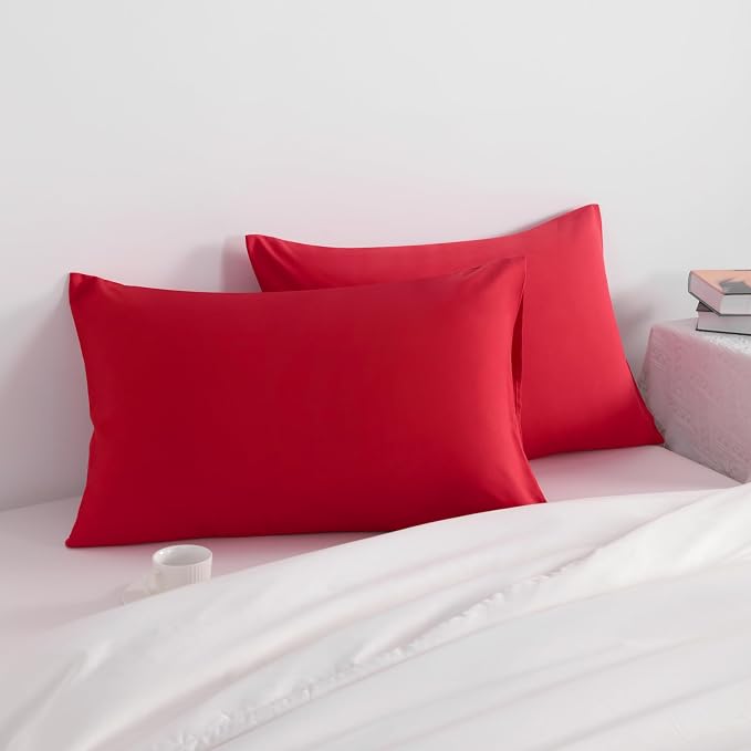 NTBAY King Pillow Cases Set of 2, 2 Pack Brushed Microfiber 20x40 Pillow Cases - Image 2