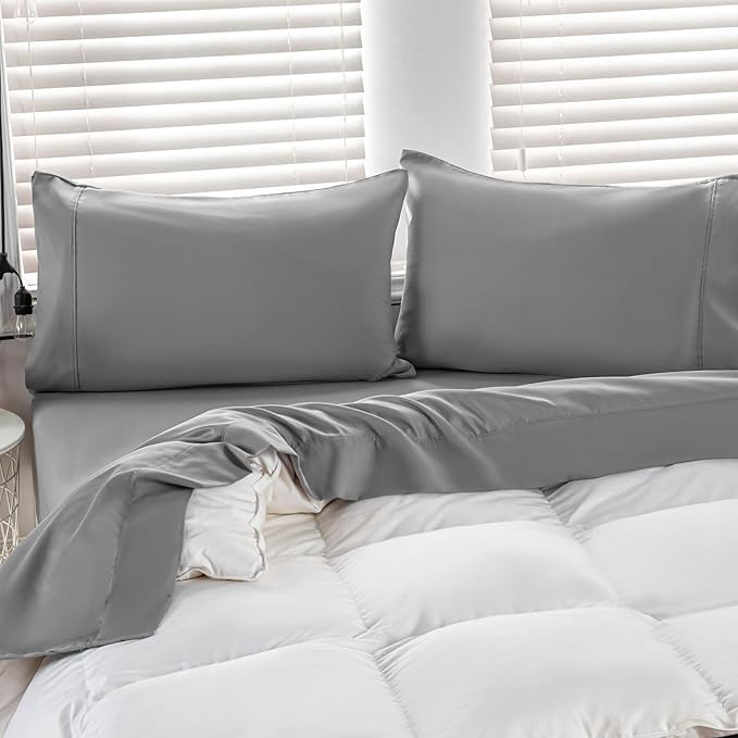 Kingnex Oversized King Flat Sheet 132x110 - Image 5