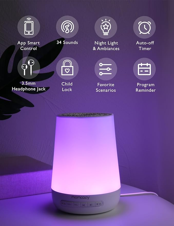Baby Sound Machine, Momcozy White Noise Machine - Image 2