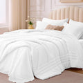 Full Comforter Set White by Velorose