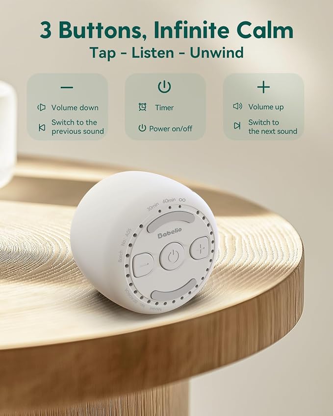 Babelio White Noise Sound Machine - Image 6
