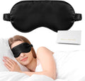 Silk Sleep Mask, Eye Mask for Sleep Women Men, Mulberry Sleeping Mask by Doitory