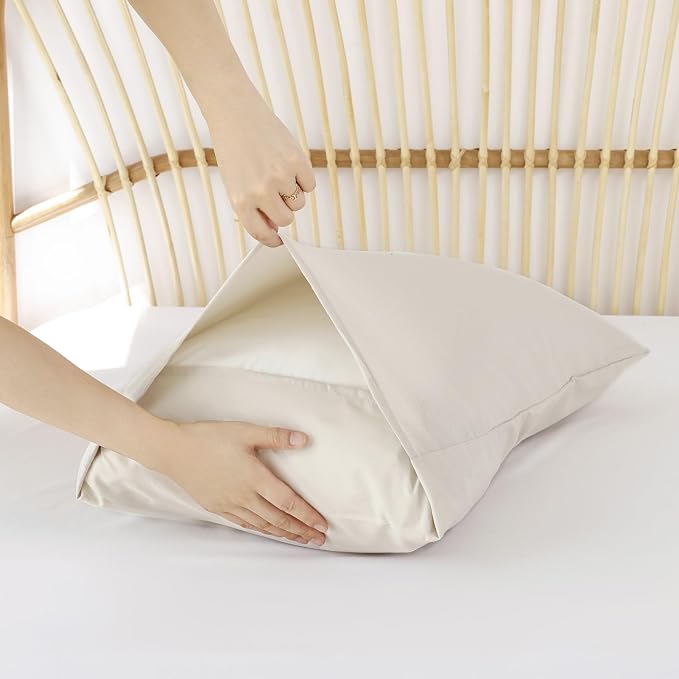 ROSGONIA Beige Twin/Twin XL Comforter Set - Image 7