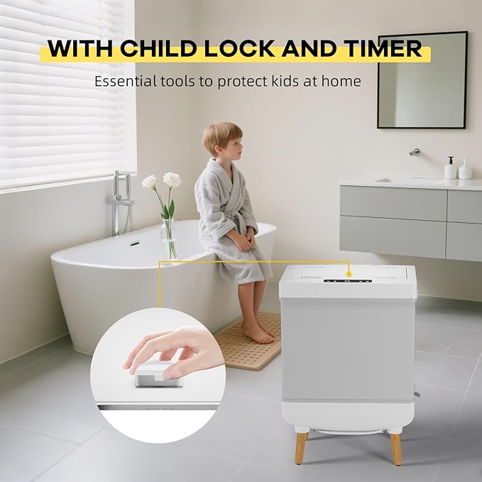 GarveeLife 35L Foldable Towel Warmer Bucket, Portable Hot Air Towel Dryer & - Image 4