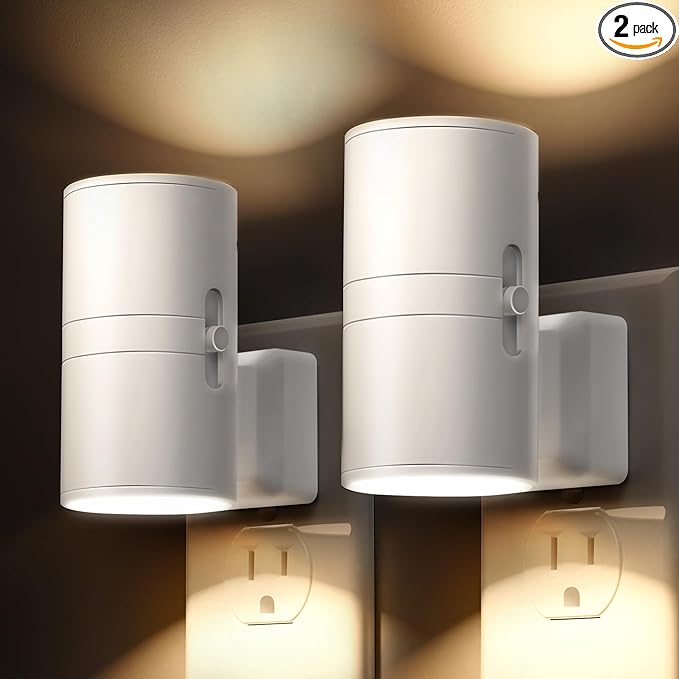 L LOHAS LED Night Light Plug in, Night Lights Plug into Wall, Light Sensor by LLOHASLED