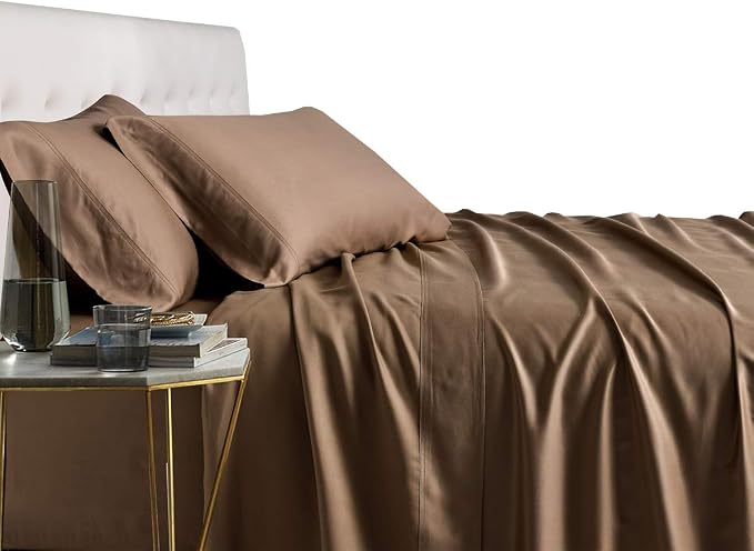 Royal Hotel Bedding 100% Viscose Made from Bamboo Sheets, Soft Cooling Sheets by RoyalHotelBedding