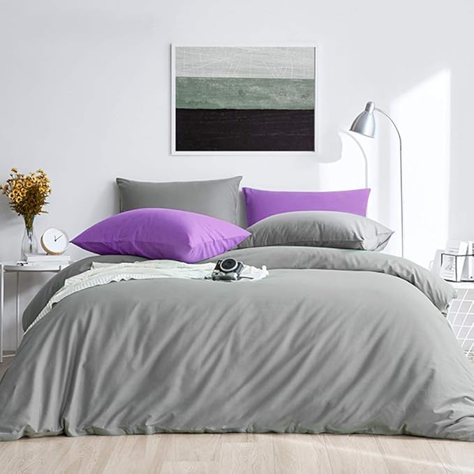 FLXXIE King Pillow Cases Set of 2, Soft Microfiber Pillow Covers - Image 4
