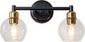 Bathroom Light Fixtures, 2-Light Modern Bathroom Vanity Light, Adjustable by Yezgge