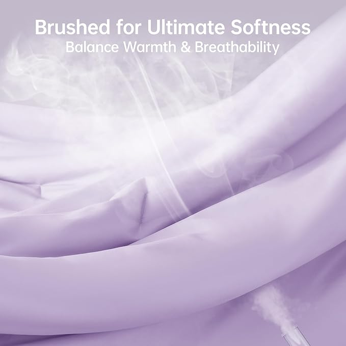 MUXHOMO King Size Comforter Set, All Season Ultra Soft Down Alternative Bedding - Image 3