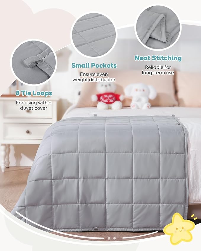 Topblan Weighted Blanket 5 lbs, Small Weighted Blanket 5 Pounds, Mini Heavy - Image 4