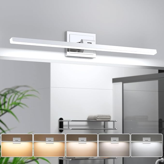 VOLISUN Modern Bathroom Vanity Light 31.5 inch, 18W Dimmable 5CCT Led Bathroom by VOLISUN