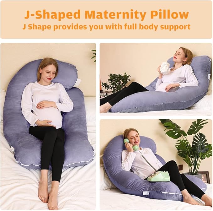 Chilling Home Pregnancy Pillow, U Shaped Full Body Maternity Pillow 58 inch - Image 4