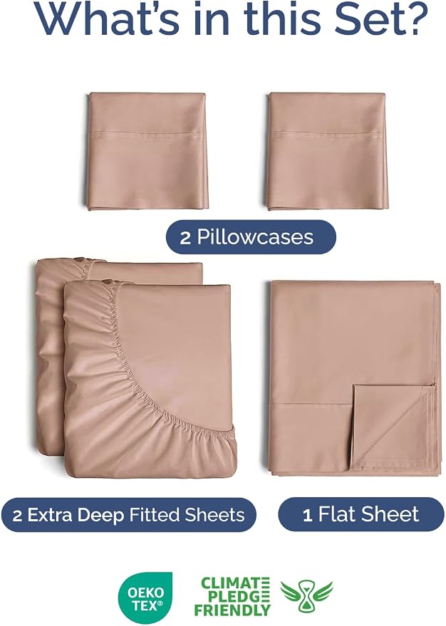 Extra Deep Split King Sheet Set - Image 2