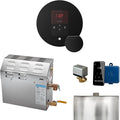 Mr Steam MS 9kW Steam Shower Generator Package w/round iTempo Control in Matte by MrSteam